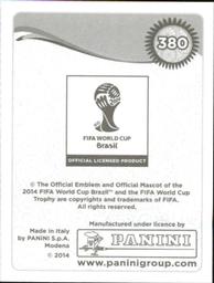 2014 Panini FIFA World Cup Brazil Stickers #380 Laurent Koscielny Back