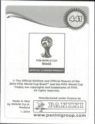 2014 Panini FIFA World Cup Brazil Stickers #441 Mensur Mujdza Back