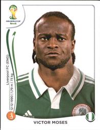 2014 Panini FIFA World Cup Brazil Stickers #482 Victor Moses Front