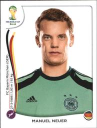 2014 Panini FIFA World Cup Brazil Stickers #490 Manuel Neuer Front