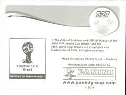 2014 Panini FIFA World Cup Brazil Stickers #527 Ghana Team Back