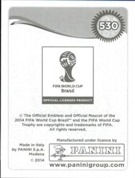 2014 Panini FIFA World Cup Brazil Stickers #530 John Mensah Back