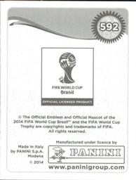 2014 Panini FIFA World Cup Brazil Stickers #592 Essaid Belkalem Back