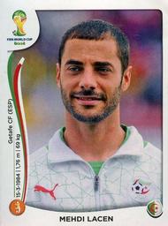 2014 Panini FIFA World Cup Brazil Stickers #594 Mehdi Lacen Front
