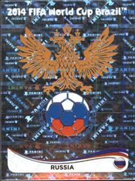 2014 Panini FIFA World Cup Brazil Stickers #602 Russia Logo Front