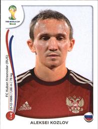 2014 Panini FIFA World Cup Brazil Stickers #610 Aleksei Kozlov Front