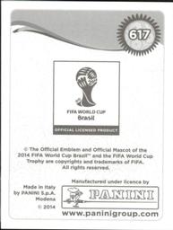 2014 Panini FIFA World Cup Brazil Stickers #617 Alan Dzagoev Back