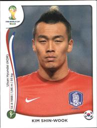 2014 Panini FIFA World Cup Brazil Stickers #637 Kim Shin-Wook Front