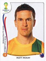 2014 Panini FIFA World Cup Brazil Stickers #175 Matt McKay Front