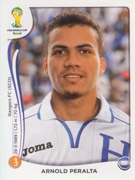 2014 Panini FIFA World Cup Brazil Stickers #402 Arnold Peralta Front