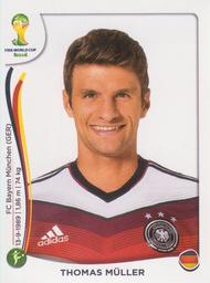 2014 Panini FIFA World Cup Brazil Stickers #505 Thomas Muller Front