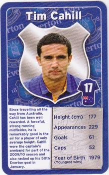 2008 Top Trumps Specials Everton #NNO Tim Cahill Front