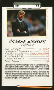 2006 Top Trumps Limited Editions Football Managers #NNO Arsene Wenger Front