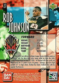 1997 Upper Deck MLS #27 Rob Johnson Back
