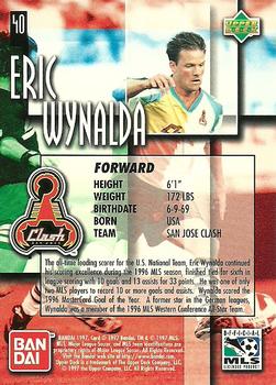1997 Upper Deck MLS #40 Eric Wynalda Back