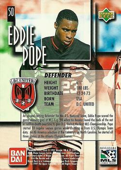 1997 Upper Deck MLS #50 Eddie Pope Back