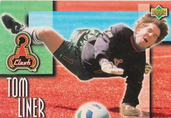 1997 Upper Deck MLS #38 Tom Liner Front