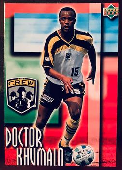 1997 Upper Deck MLS - Gold #8 Doctor Khumalo Front