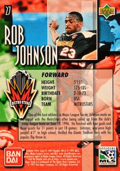 1997 Upper Deck MLS - Gold #27 Rob Johnson Back