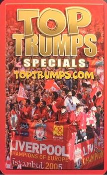 2005 Top Trumps Specials Liverpool #NNO Jamie Carragher Back