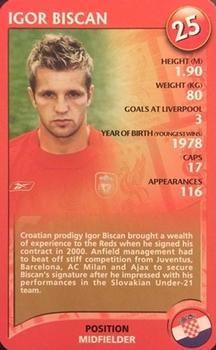 2005 Top Trumps Specials Liverpool #NNO Igor Biscan Front