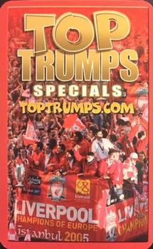 2005 Top Trumps Specials Liverpool #NNO Stephane Henchoz Back
