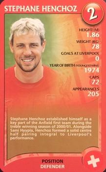 2005 Top Trumps Specials Liverpool #NNO Stephane Henchoz Front