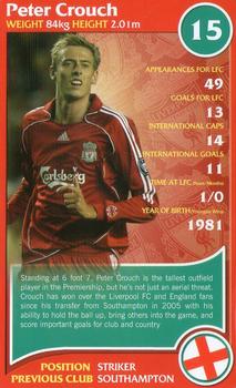 2007 Top Trumps Specials Liverpool #NNO Peter Crouch Front