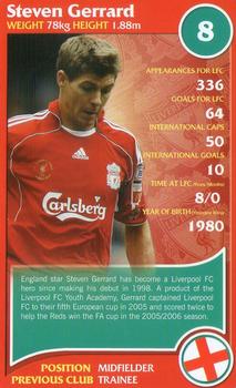 2007 Top Trumps Specials Liverpool #NNO Steven Gerrard Front