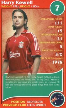 2007 Top Trumps Specials Liverpool #NNO Harry Kewell Front