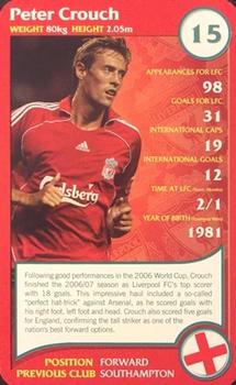 2008 Top Trumps Specials Liverpool #NNO Peter Crouch Front