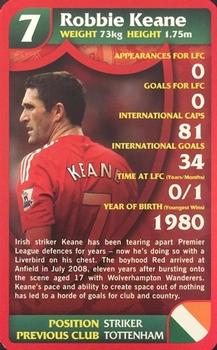 2009 Top Trumps Specials Liverpool #NNO Robbie Keane Front