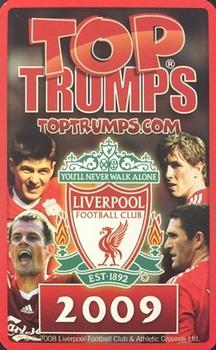 2009 Top Trumps Specials Liverpool #NNO Xabi Alonso Back