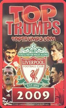 2009 Top Trumps Specials Liverpool #NNO Yossi Benayoun Back