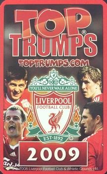 2009 Top Trumps Specials Liverpool #NNO Alvaro Arbeloa Back