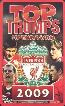 2009 Top Trumps Specials Liverpool #NNO Ryan Babel Back