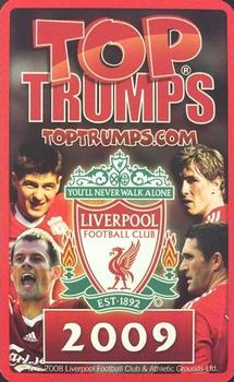 2009 Top Trumps Specials Liverpool #NNO Nabil El Zhar Back
