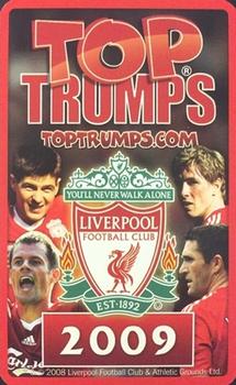 2009 Top Trumps Specials Liverpool #NNO Steven Gerrard Back