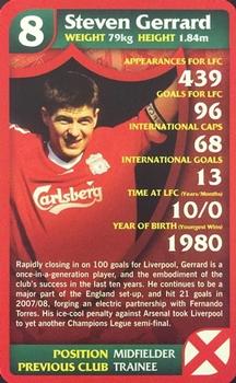 2009 Top Trumps Specials Liverpool #NNO Steven Gerrard Front