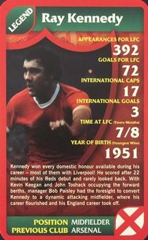 2009 Top Trumps Specials Liverpool #NNO Ray Kennedy Front