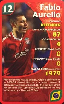 2010 Top Trumps Specials Liverpool #NNO Fabio Aurelio Front