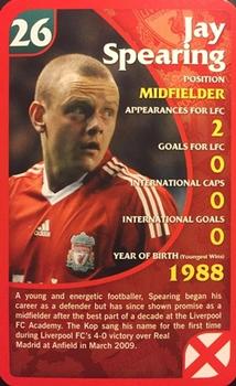 2010 Top Trumps Specials Liverpool #NNO Jay Spearing Front