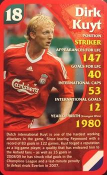 2010 Top Trumps Specials Liverpool #NNO Dirk Kuyt Front