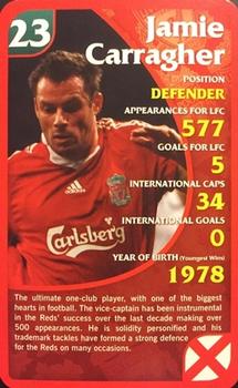 2010 Top Trumps Specials Liverpool #NNO Jamie Carragher Front