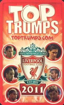 2011 Top Trumps Specials Liverpool #NNO Daniel Agger Back