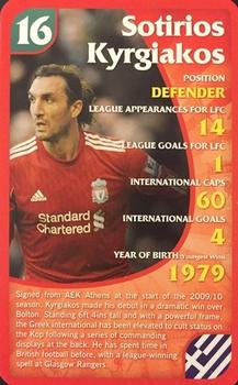 2011 Top Trumps Specials Liverpool #NNO Sotirios Kyrgiakos Front