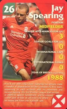 2011 Top Trumps Specials Liverpool #NNO Jay Spearing Front