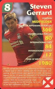 2011 Top Trumps Specials Liverpool #NNO Steven Gerrard Front