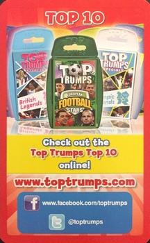 2012 Top Trumps Specials Liverpool #NNO Advertisement Card Back