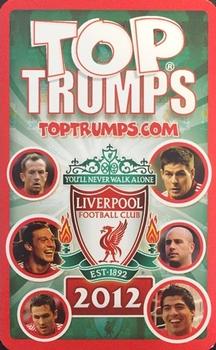 2012 Top Trumps Specials Liverpool #NNO Luis Suarez Back
